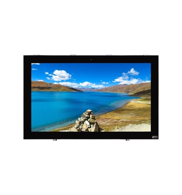 Intelligent Floor Standing Outdoor Advertising LCD Display 75 Inch