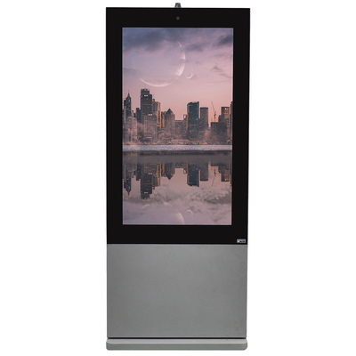 65 Inch Outdoor LCD Screen Advertising Kiosk Floor Standing IP65 Waterproof