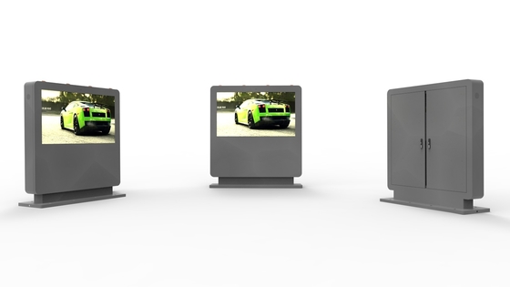 OEM Outdoor LCD Advertising Display , 32'' Wall Mounted Digital Display Screen