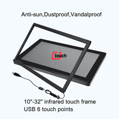 10 touch ponits 43&quot; Ir Touch Screen Monitor Multi Point Touch Screen Kit