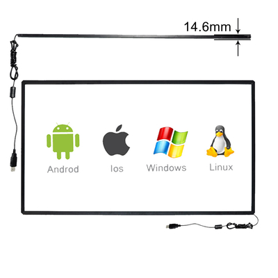 75Inch Infrared 10 Point Touch Screen Overlay Digital Signage Anti Tamper
