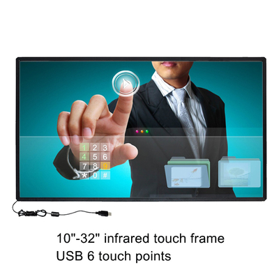 40&quot; Antiglare Infrared Touch Screen For Advertising Display 10points Touch