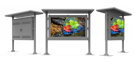 Optional Touch LCD Screen For Advertising Outdoor 86 Inch Wall Mounted