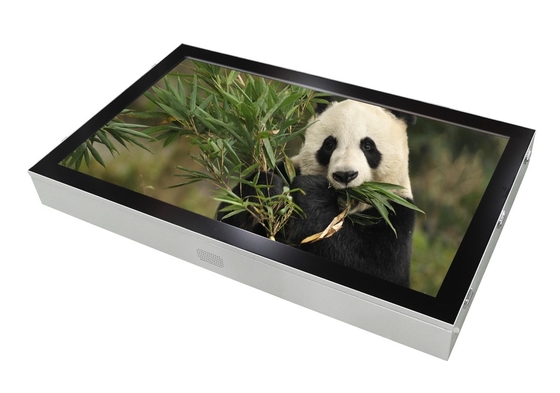 Ultra narrow Frame Outdoor Advertising Kiosk 55 Inch Quickly Dissipate Heat