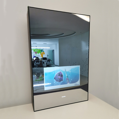 Android 5.0 Touchscreen Smart Mirror , 15.6 inch Interactive Bathroom Mirror