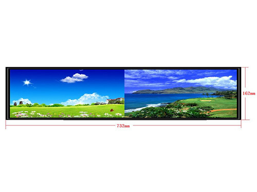 1920X380 Resolution Stretched Bar Lcd Display 19.1 Inch for advertising