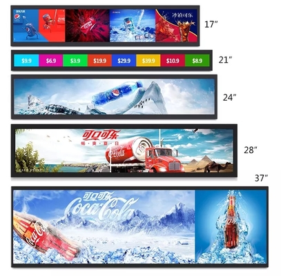 1500cd/m2 Stretched Bar Lcd Display , IPS 36.5 inch Ultrawide Lcd Panel