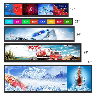 TFT Ultra Wide Stretched Bar LCD Display 34.6 Inch 1920X162
